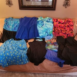 Colorful Women's Plus Swimsuit Collection